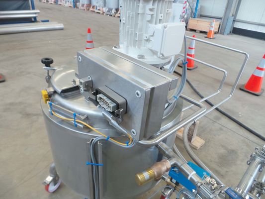 2 x 200L V4A; Mischbehälter mit elektrische Steuerung; Isoliert; Wärmetauscher; Heizaggregat