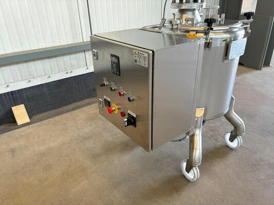 1 x Neuer vertikaler 100L Edelstahl-Mischbehälter aus AISI316L