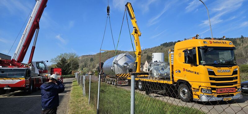 1 x Nieuwe roestvrijstalen verticale opslagtank van 50.000L in AISI304L