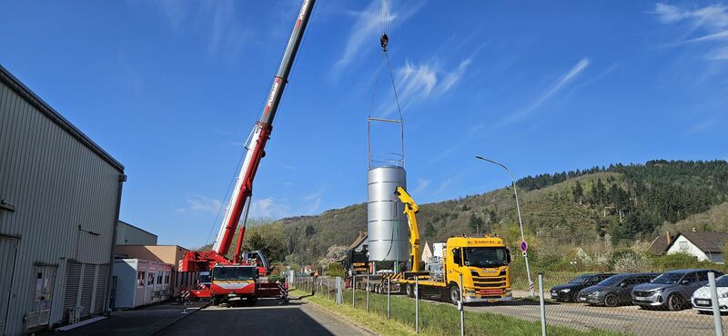 1 x Nieuwe roestvrijstalen verticale opslagtank van 50.000L in AISI304L