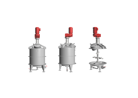 1 x New 1.750L stainless-steel AISI316L vertical mixing tank.