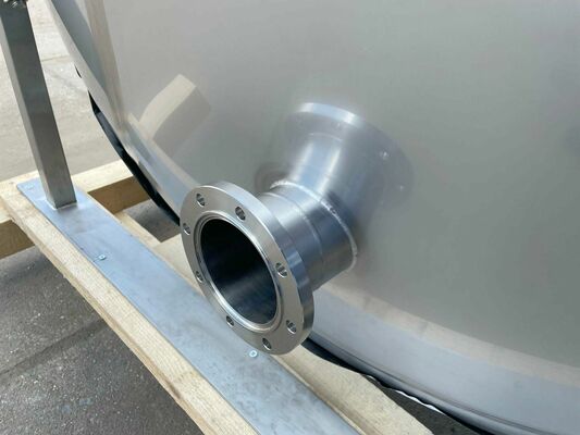 1 x Neuer vertikaler 2.500L Edelstahl AISI316L Lagertank