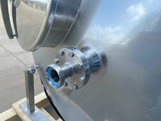 1 x Neuer vertikaler 2.500L Edelstahl AISI316L Lagertank