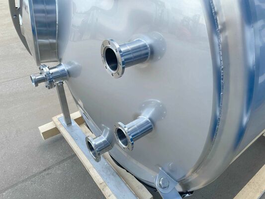 1 x Neuer vertikaler 2.500L Edelstahl AISI316L Lagertank