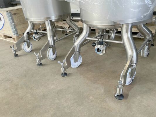 2 x neue vertikale 100L Edelstahl AISI316L Mischtanks